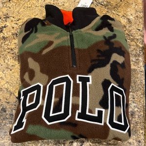 Camo Polo Quarter Zip!